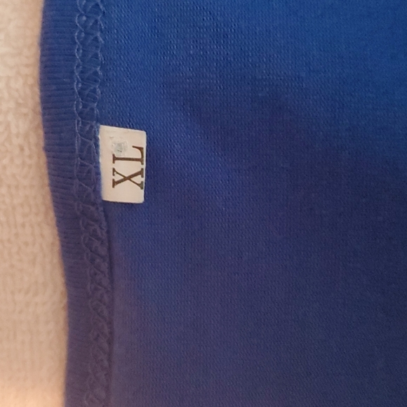 Women's Outdoor Casual Solid Blue V-Neck Long Sleeve Top-EUC-Sz XL - Picture 9 of 13